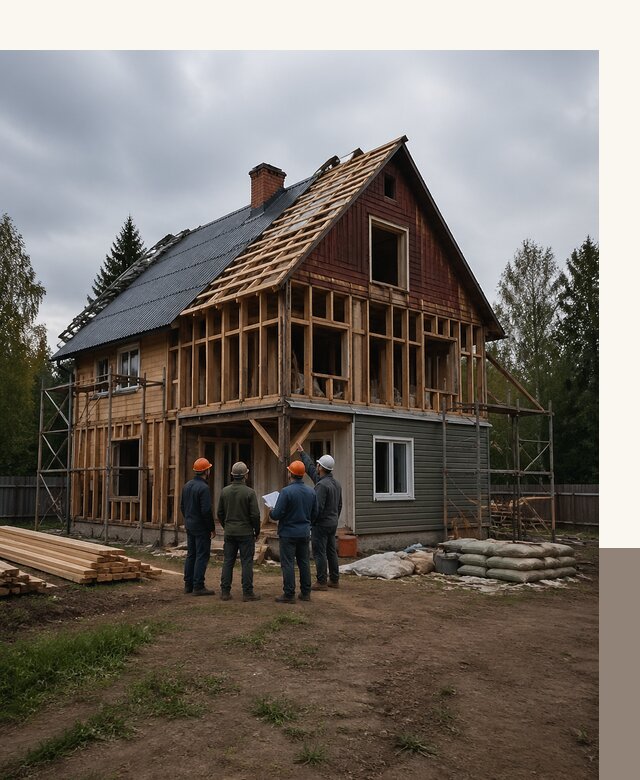 Реконструкция дачного дома в Набережных Челнах под ключ с проектом