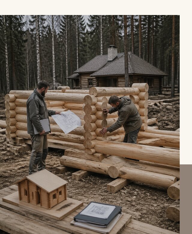 Проектирование и строительство домов из бревна в Набережных Челнах